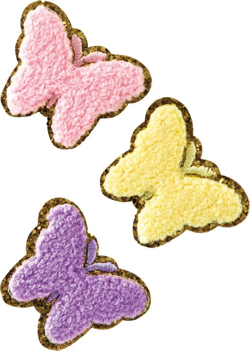Image du produit I Am Creative Ecusson Iron on patch Papillon (3 pcs, 5.50 x 4.50 cm)