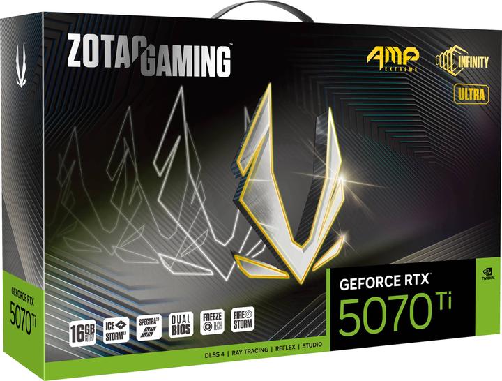 Image du produit Zotac GAMING GeForce RTX 5070 Ti AMP EXTREME INFINITY ULTRA 16GB GDDR7 (16 Go)