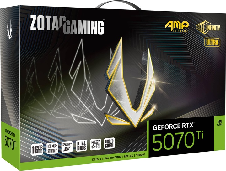 Actual product image Zotac GAMING GeForce RTX 5070 Ti AMP EXTREME INFINITY ULTRA 16GB GDDR7 (16 GB)