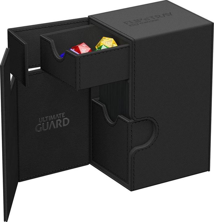 Produktbild Ultimate Guard Flip'n'Tray 80+ XenoSkin Monocolor Noir