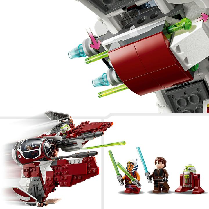 Actual product image LEGO Ahsokas Jedi Interceptor (75401, LEGO Star Wars)
