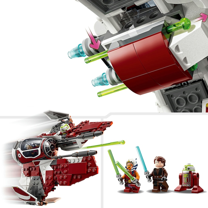 Actual product image LEGO Ahsokas Jedi Interceptor (75401, LEGO Star Wars)