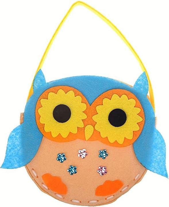 Activity Board Kit di cucito per bambini, kit di cucito per borsetta, kit di artigianato per bambini, artigianato