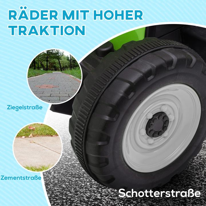 Actual product image Swisshandel24 Electric tractor, trailer, remote control, ride-on tractor, MP3 function