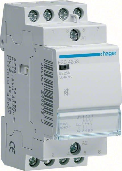 Actual product image Hager Installation contactor 25A 3S+1Ö 230V