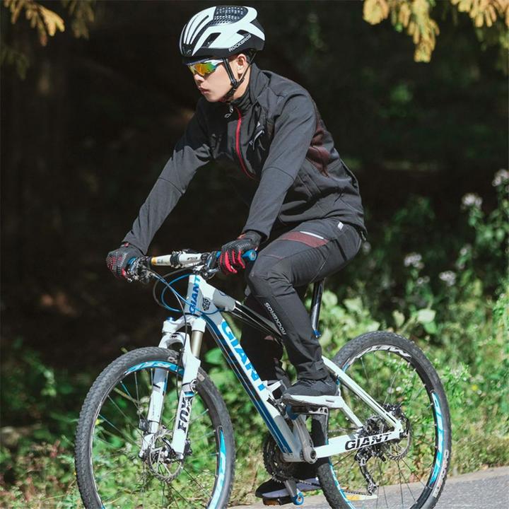 Actual product image Rockbros YPK1007R cycling pants, size M - black (M)