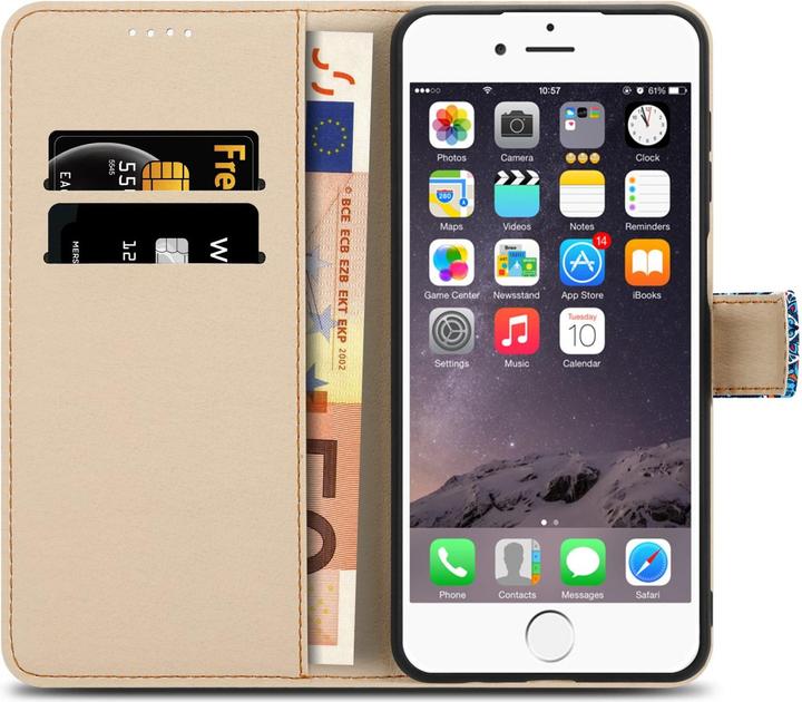 Produktbild Cadorabo Book Hülle mit Print (Apple iPhone 6)