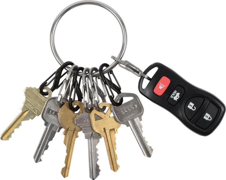 Actual product image Nite Ize Key ring with carabiner Bi