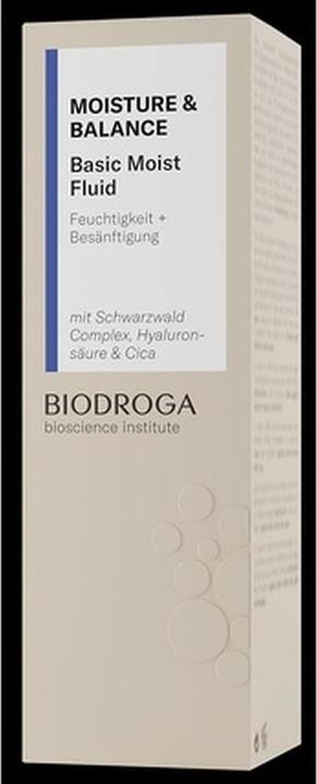 Actual product image Biodroga Moisturising Fluid for Face 30ml - Skin Care Moisturizer for Sensitive Stressed Skin (30 ml, Day cream)