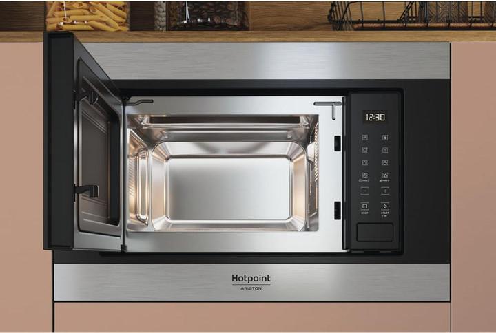 Produktbild Hotpoint Einbau-Mikrowelle, 20L, Edelstahl, MF20S IX