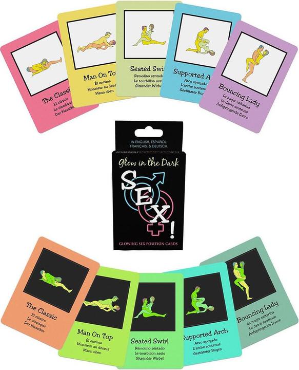 Produktbild Kheper Games Glow-in-the-Dark Sex! Cards (Kartenspiel, Deutsch, Französisch, Englisch)