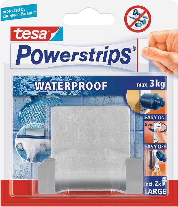 Image du produit tesa Crochets Powerstrips Waterproof ZOOM