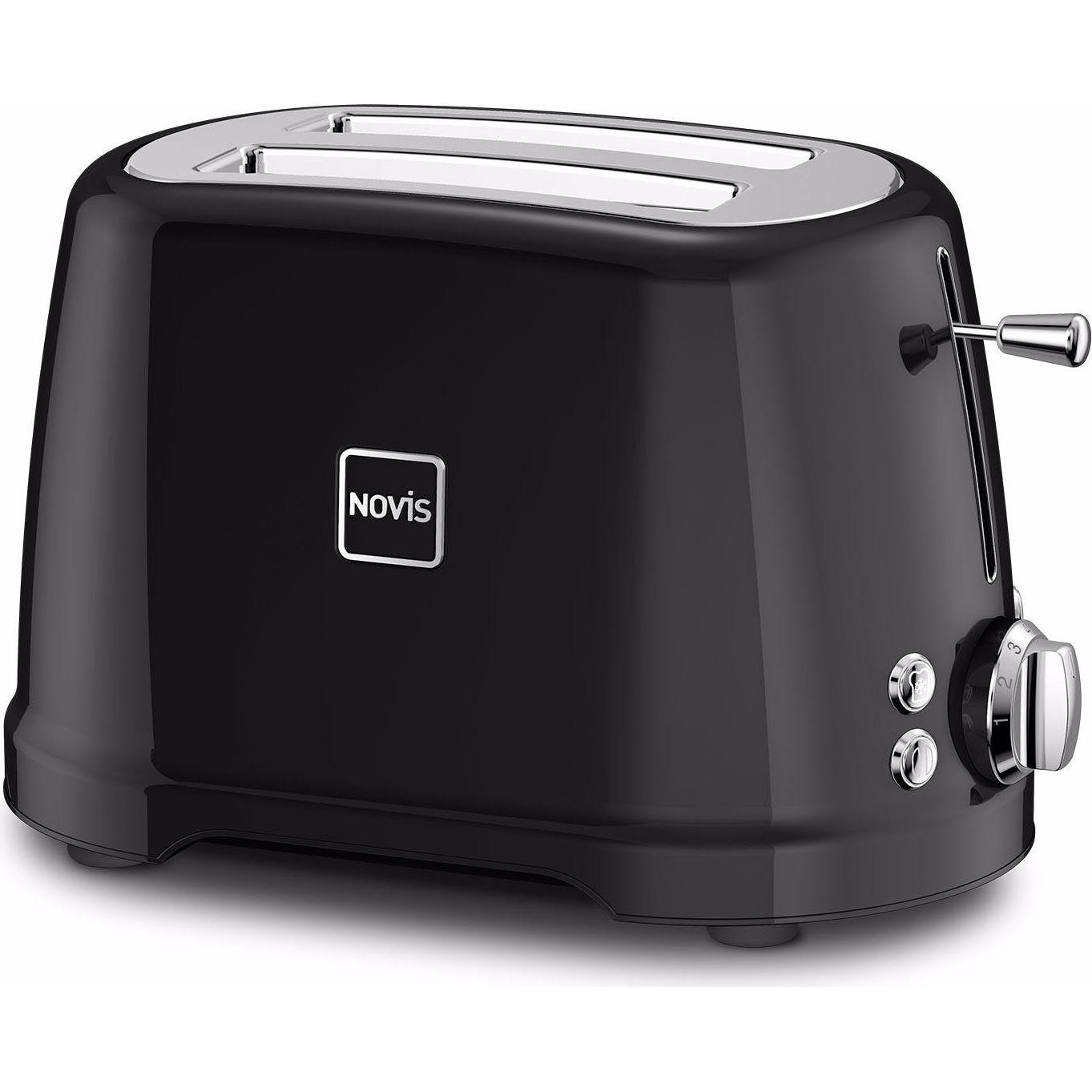 Novis Iconic Line - Toaster T2 schwarz, Toaster, Schwarz