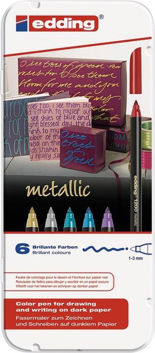 Produktbild Edding Fasermaler 1200 6er-Set (6x)