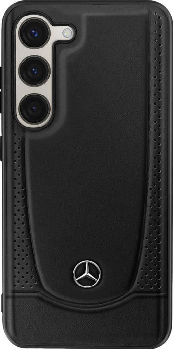 Actual product image Mercedes MEHCS23SARMBK S23 S911 czarny/black hardcase Leather Urban (Samsung Galaxy S23)