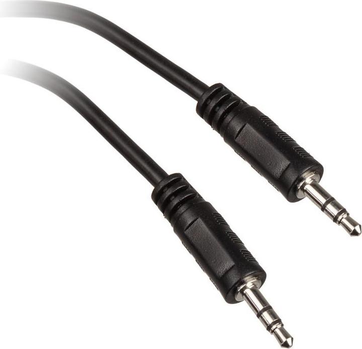 Actual product image InLine Jack cable, 3,5mm St/St, stereo (3 m, AUX cable)