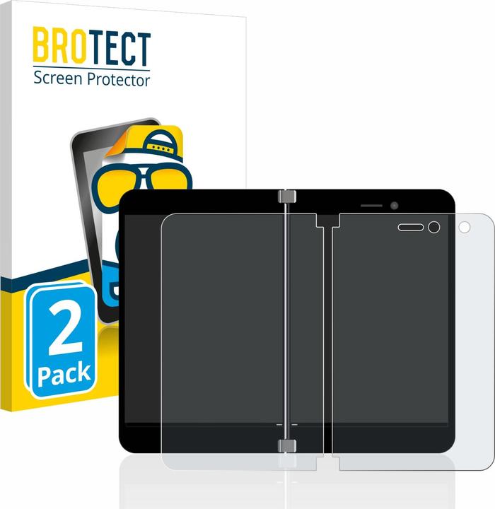 Actual product image BROTECT Anti-glare screen protector matt (2 Piece, Microsoft Surface Duo)