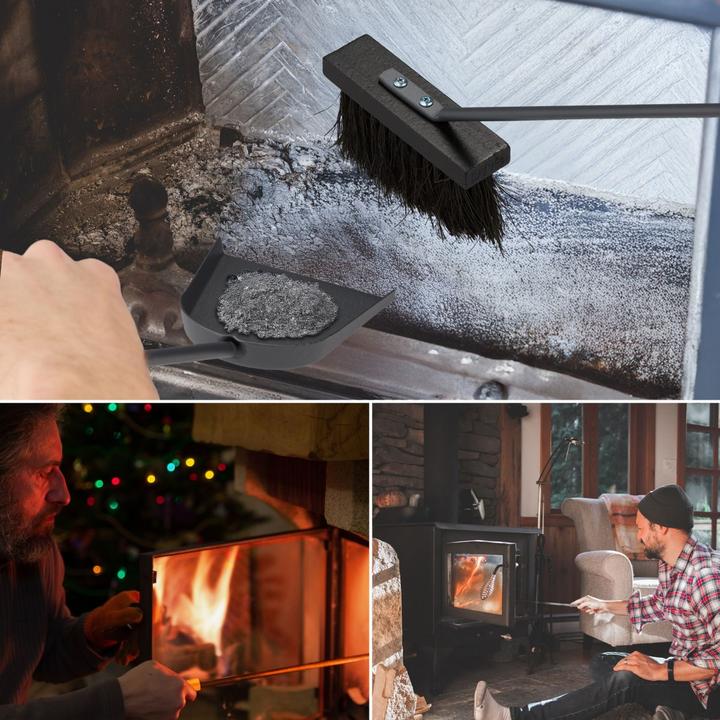 Actual product image Relaxdays 4-tlg. Kaminbesteck-Set (57 x 20 cm)