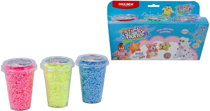Produktbild Roost Foam-Knete 3x250ml Neonfarbe