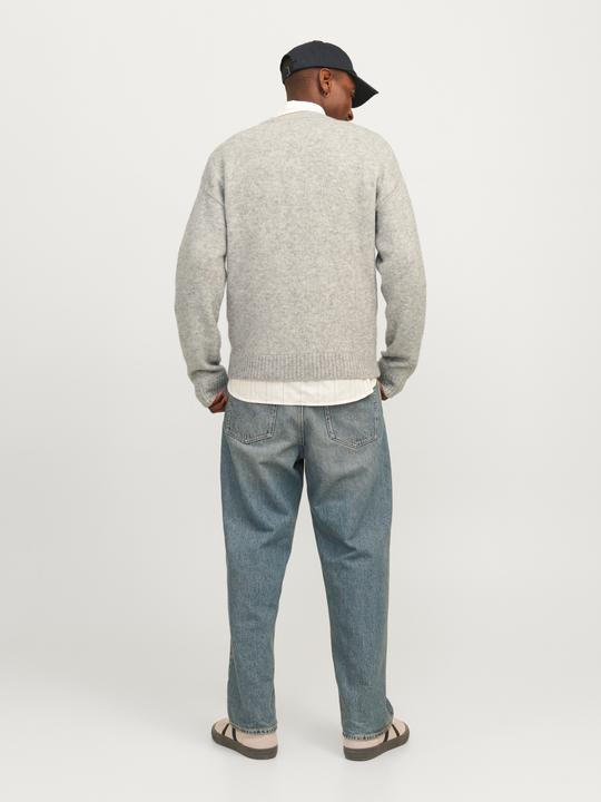 Produktbild Jack & Jones Einfarbig Strickpullover mit Rundhals Strickpullover mit Rundhals (XL)