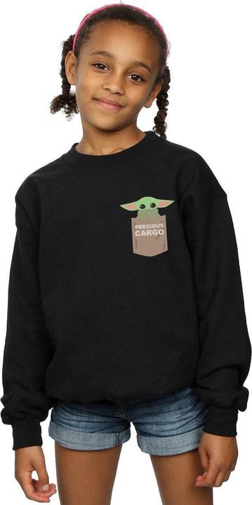Produktbild Star Wars The Mandalorian The Child Cargo Pocket Sweatshirt Mädchen (140, 146)