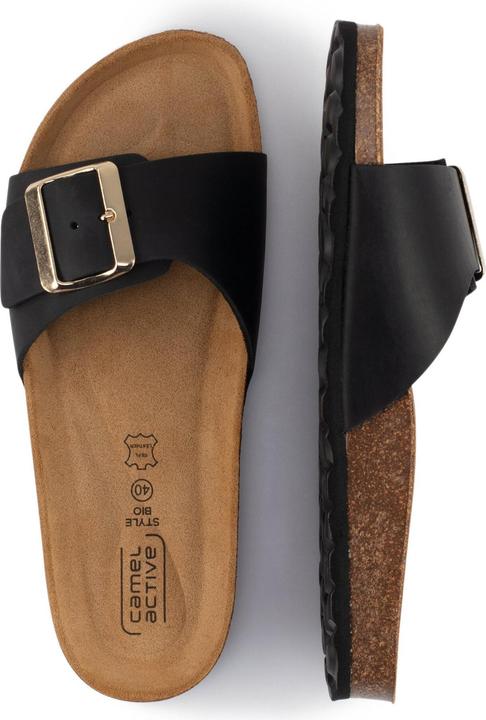 Actual product image Camel Active Sandale crazy horse SCHWARZ (38)