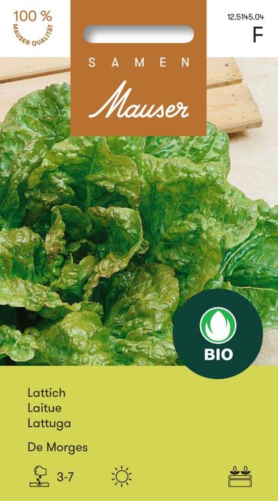 Image du produit Samen Mauser Bourgeon Bio Laitue de Morges (Graines de légumes)