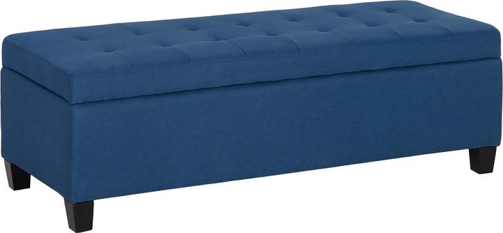 Image du produit Homcom Sitzbank Polyester, Eukalyptusholz Blau (49 cm)