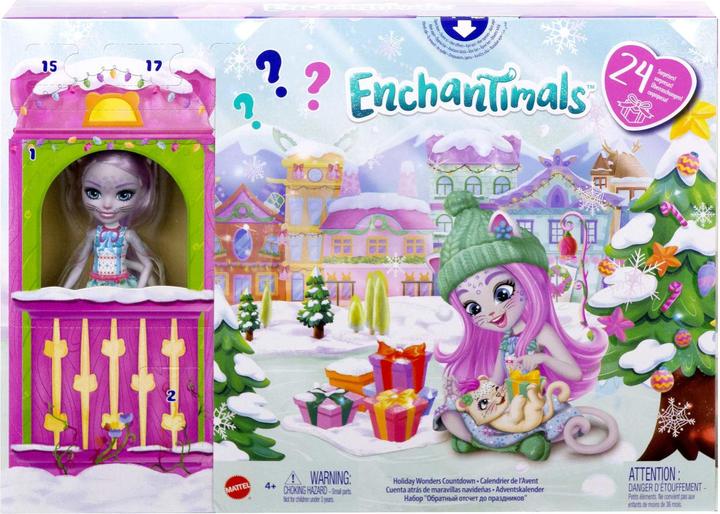 Actual product image Enchantimals Christmas miracle advent calendar (with doll)
