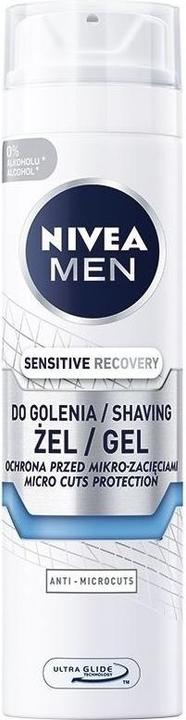 Produktbild NIVEA Men Sensitive Recovery regenerujący żel do golenia 200ml (200 ml, Rasiergel)
