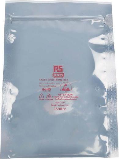 Actual product image RS PRO Zip-lock shielding bag,102x152mm 100pcs (100 pcs.)