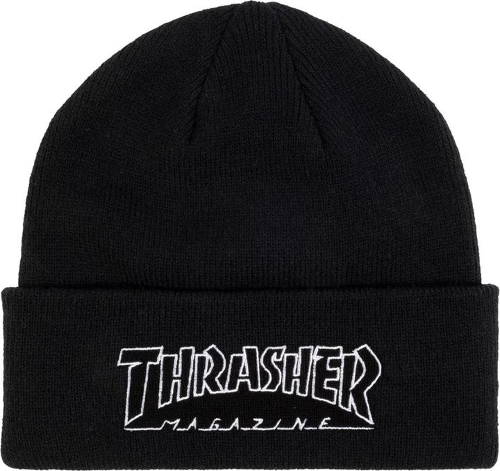 Actual product image Thrasher Outlined Embroidered Beanie