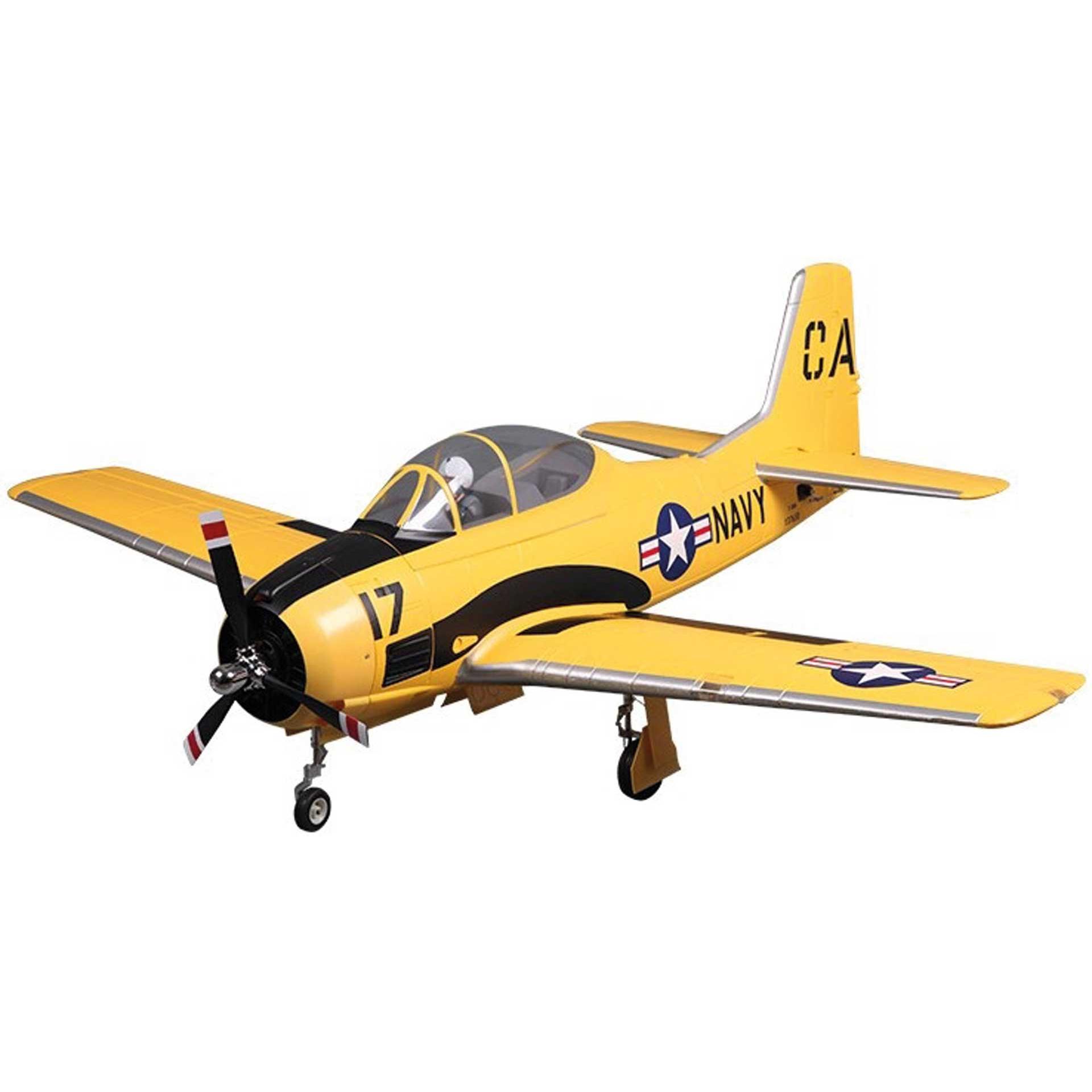 FMS t-28d trojan v4 gelb - 142 cm (Warbird)