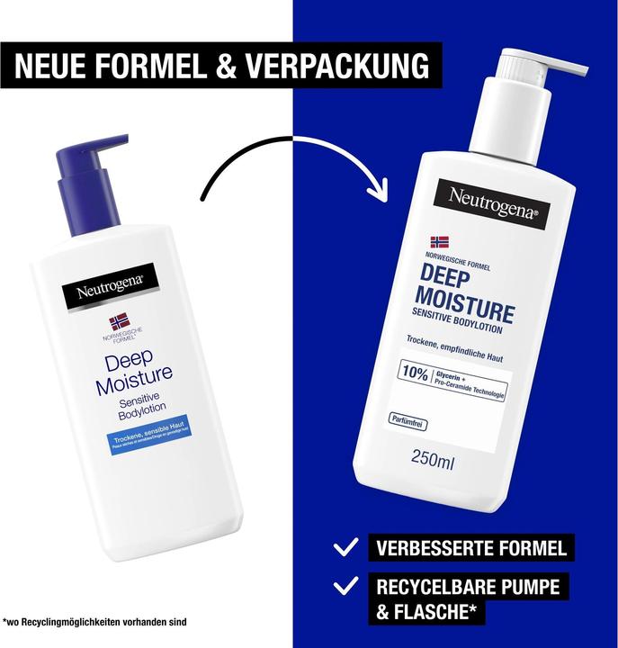 Immagine prodotto Neutrogena Body Lot Deep Moist Sen 250ml (Latte corpo, 250 ml)