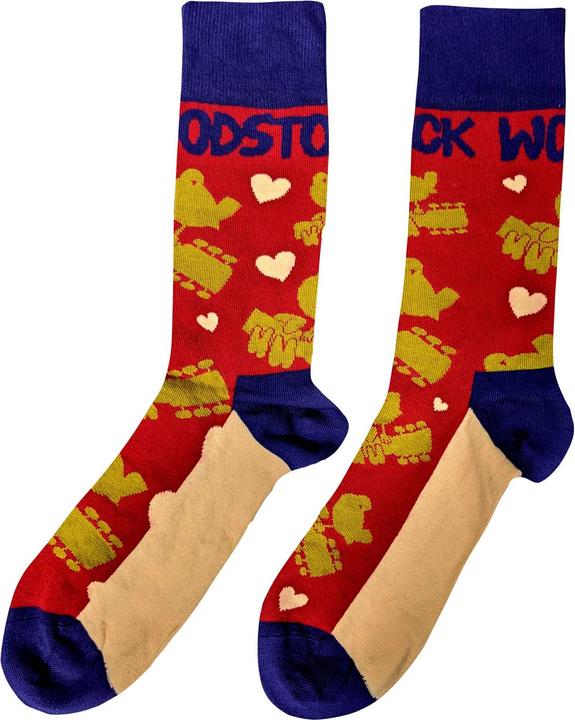 Actual product image Woodstock Unisex Adult Birds & Hearts Ankle Socks (40.5 - 45.5)