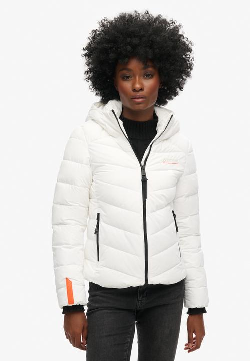 Actual product image Superdry Hooded Microfibre Padded Jacket (S)