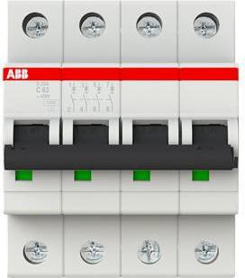 Actual product image ABB S204-C63 Automatic circuit breaker 63A pro M compact 4-pole