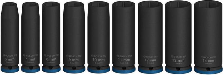 Produktbild Bosch Professional Zubehör PRO Impact (6 mm, 12 mm, 14 mm, 10 mm, 7 mm, 11 mm, 8 mm, 9 mm, 13 mm)