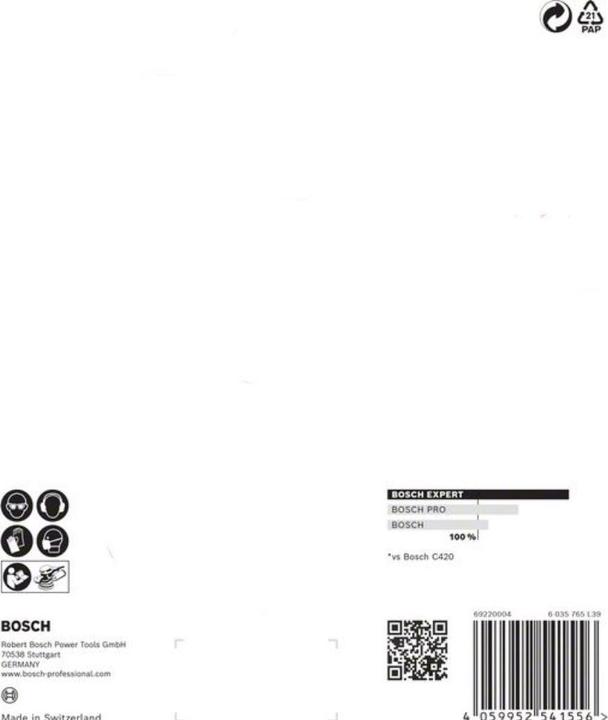 Produktbild Bosch Professional Zubehör EXPERT C470 Schleifpapier mit 6 Löchern für Exzenterschleifer, 150 mm, G 120, 5-tlg. (120)