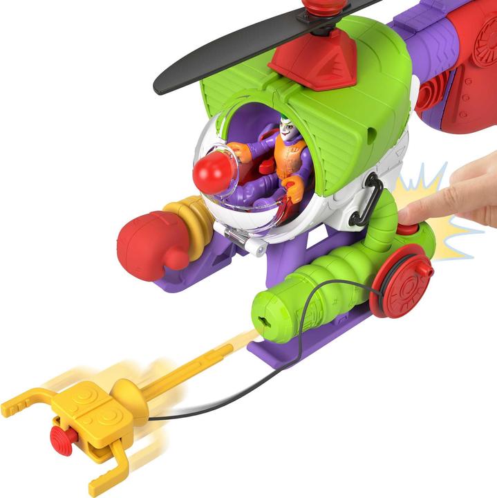 Actual product image Imaginext DC Super Friends The Joker Robo Copter