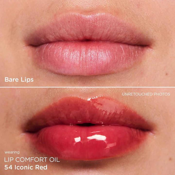 Actual product image Clarins Lip Comfort Oil - Anniversary N54 Iconic Red (Lip oil, 7 ml)