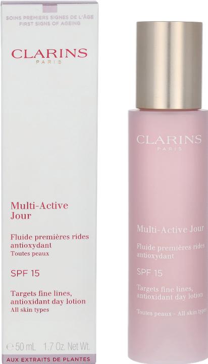 Immagine prodotto Clarins Multi Active (50 ml, Fluido viso, SPF 15)