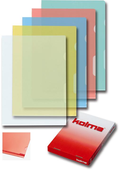 farbig sortiert (farblos, gelb, rot, blau, grün)