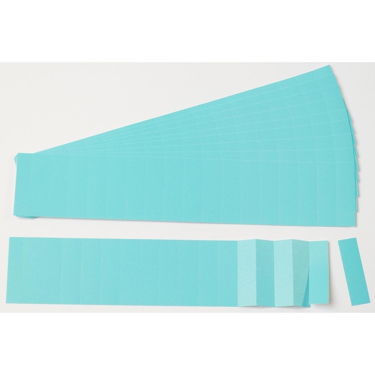 Ultradex, Kartenaufbewahrung, Einsteckkarten für 50mm Einsteckschiene 420x46mm blau VE=6 Streifen
