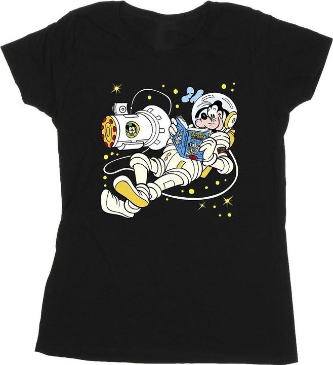 Immagine prodotto Disney Goofy Reading In Space Maglietta Donna (S)