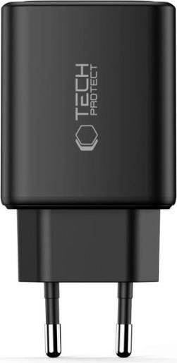 Image du produit Tech-Protect NCA65W-GAN USB-A, 2xUSB-C Netzladegerät PD 65W / QC3.0 Schwarz (65 W, 3 ports)