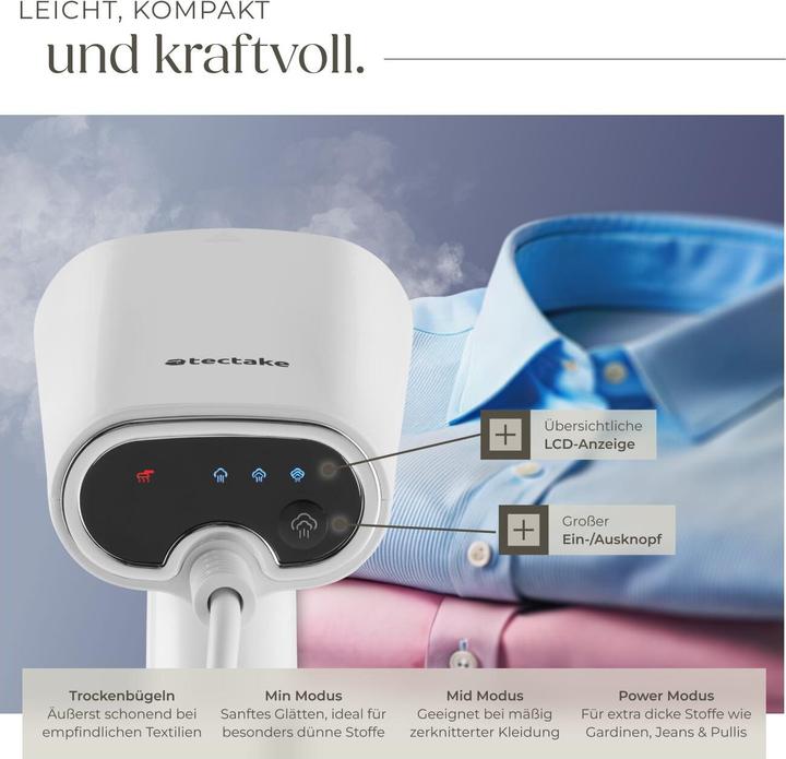 Actual product image tectake Steam straightener