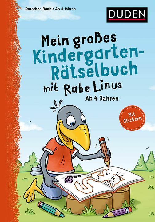 Actual product image Mein grosses Kindergarten-Rätselbuch mit Rabe Linus - ab 4 Jahren (German)