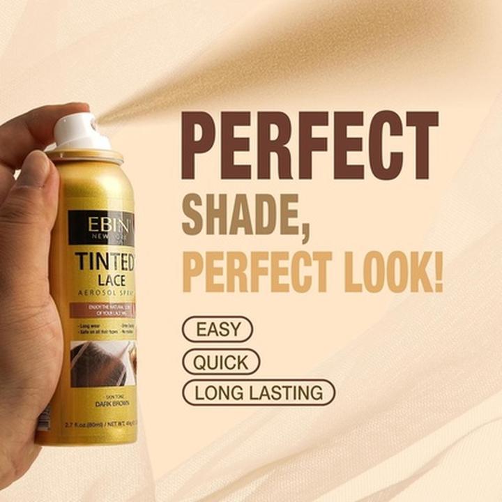 Produktbild Ebin Getöntes Spitzen-Spray 80ml Medium Dunkelbraun (Dunkelbraun)