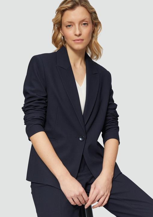 Actual product image S.Oliver Indoor-Blazer Taillierter Blazer mit Waffelpiqué-Struktur (34)
